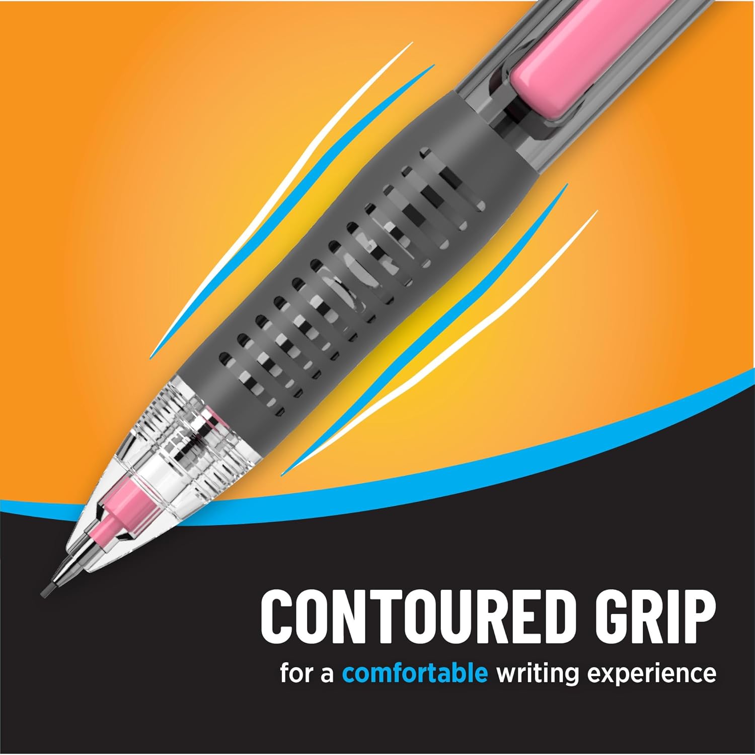 Bic Break-resistant mechanical pencils with rubbers, n. 2 Medium Tip (0.7mm) 4 Pack Pencils for School or Office
