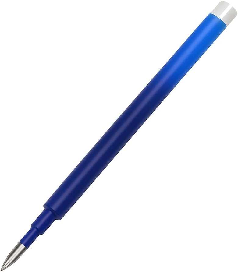 Blue Erasable Gel Pens 0.7mm - Pack of 3, Thermosensitive Write-Erase-Rewrite Ink, Pocket-Saving Clip, Ergonomic Grip, Quick Drying