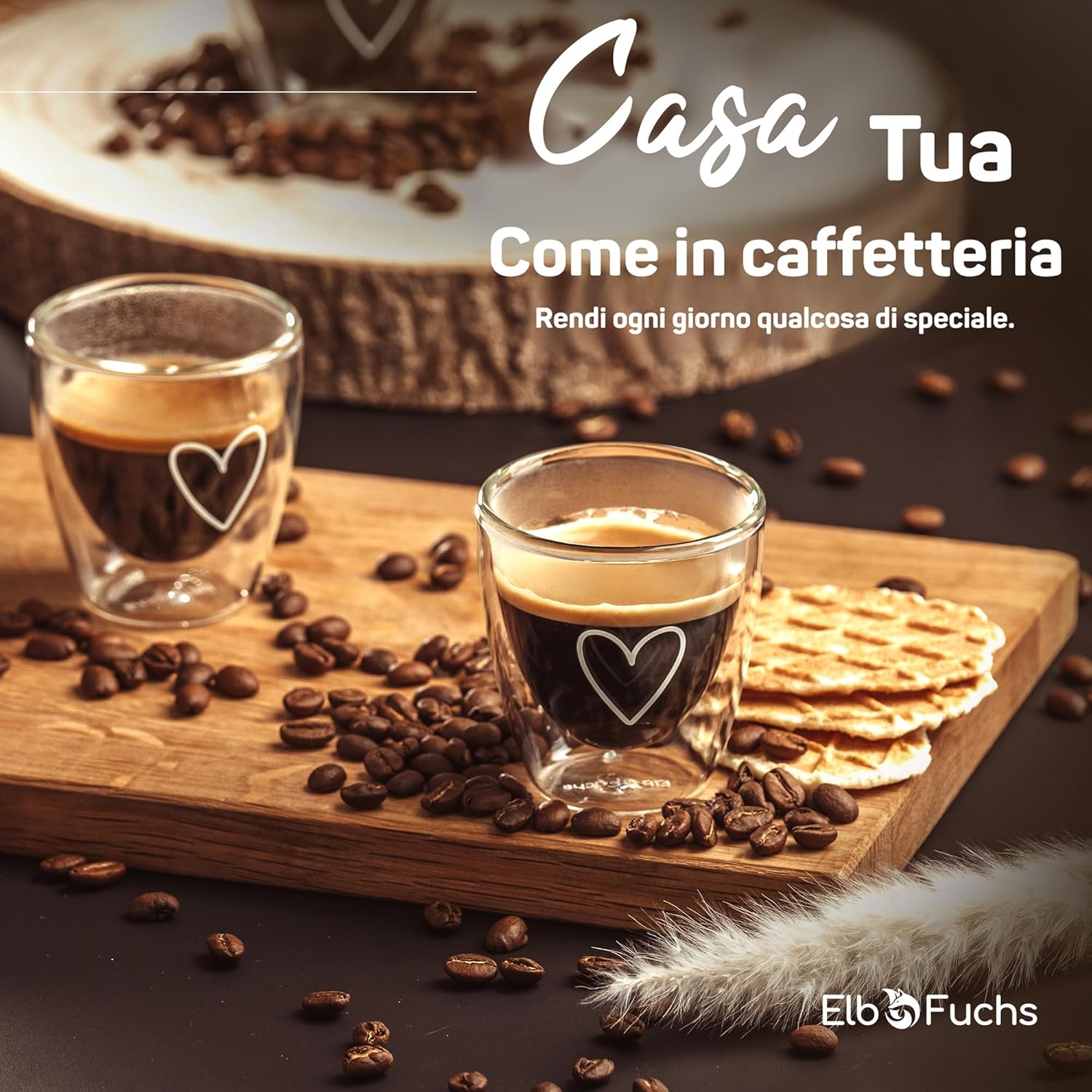 Double Walled Latte Macchiato Glasses Combo Set (2x 80ml + 2x 350ml) Transparent Double Walled Insulated Glasses | Coffee cups and cappuccino cups 03 Paris - Set4 80+350ml