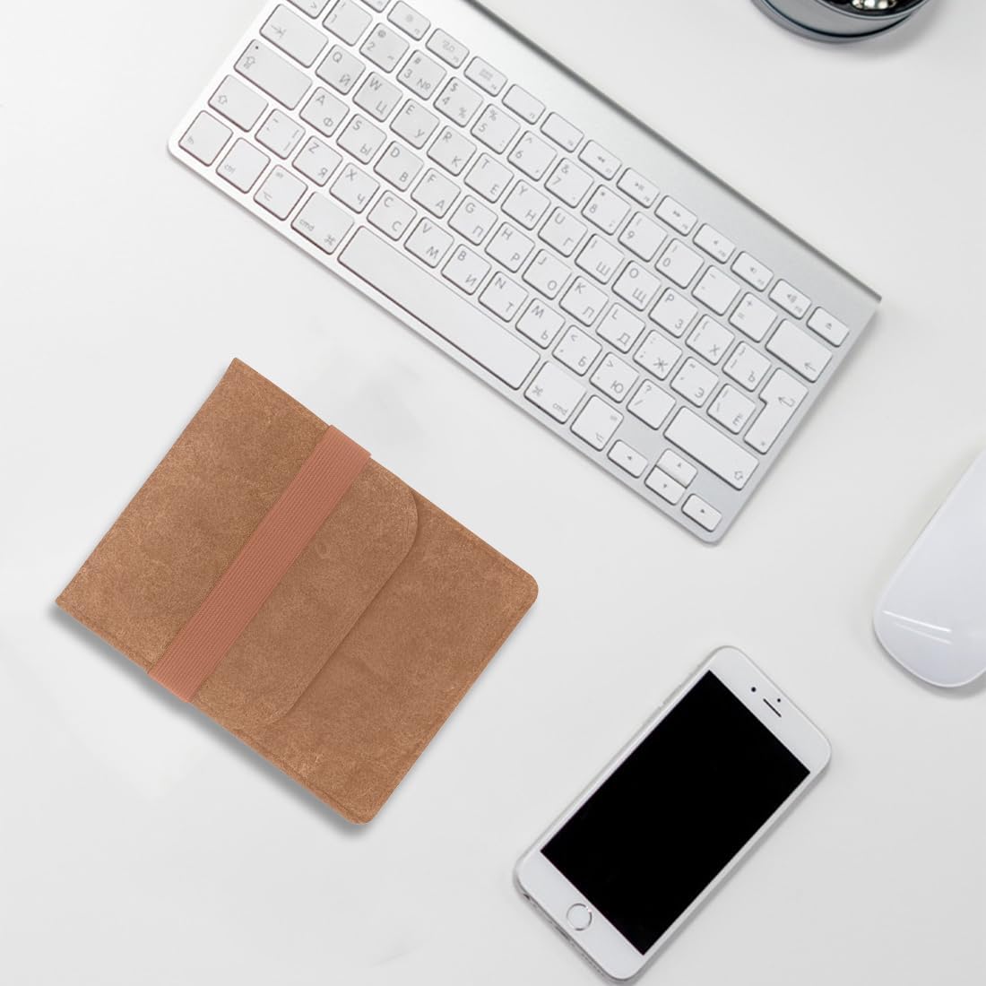 E-Reader Case 6-7 Inch Brown, Ebook Cover compatible with 7"" New Kindle/6.8"" Kindle Paperwhite (11. Jan 2021)/6"" Kindle Oasis, Kobo/Tolino