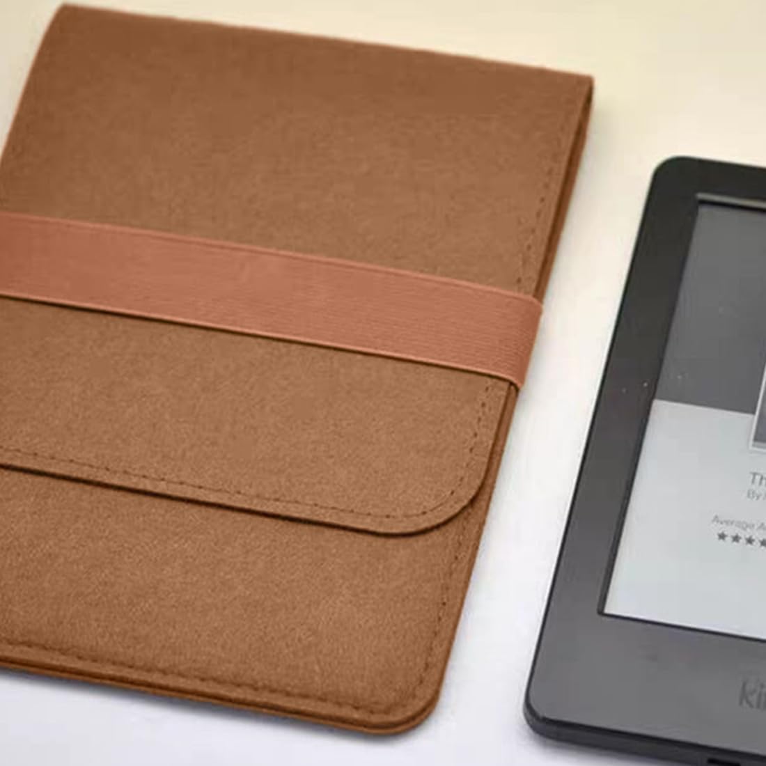E-Reader Case 6-7 Inch Brown, Ebook Cover compatible with 7"" New Kindle/6.8"" Kindle Paperwhite (11. Jan 2021)/6"" Kindle Oasis, Kobo/Tolino