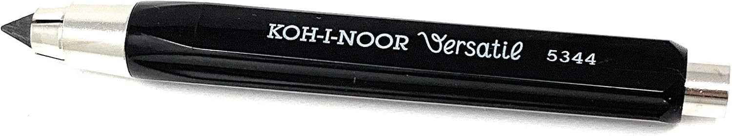KOH-I-NOOR - Short mechanical pencil, 5.6 mm lead, 10 cm, color: Black 1 unit (Pack of 1)