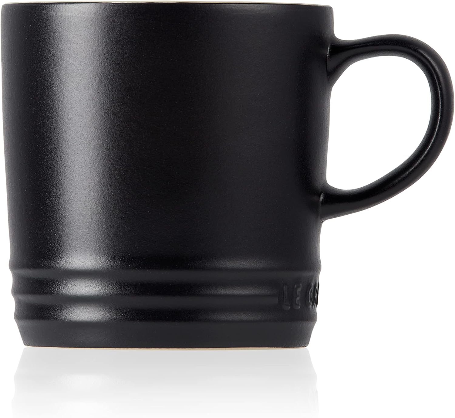 Le Creuset Mug London in vitrified stoneware, 350 ml, Black, 70302350000002 Matt Black 1 Unit (Pack of 1)