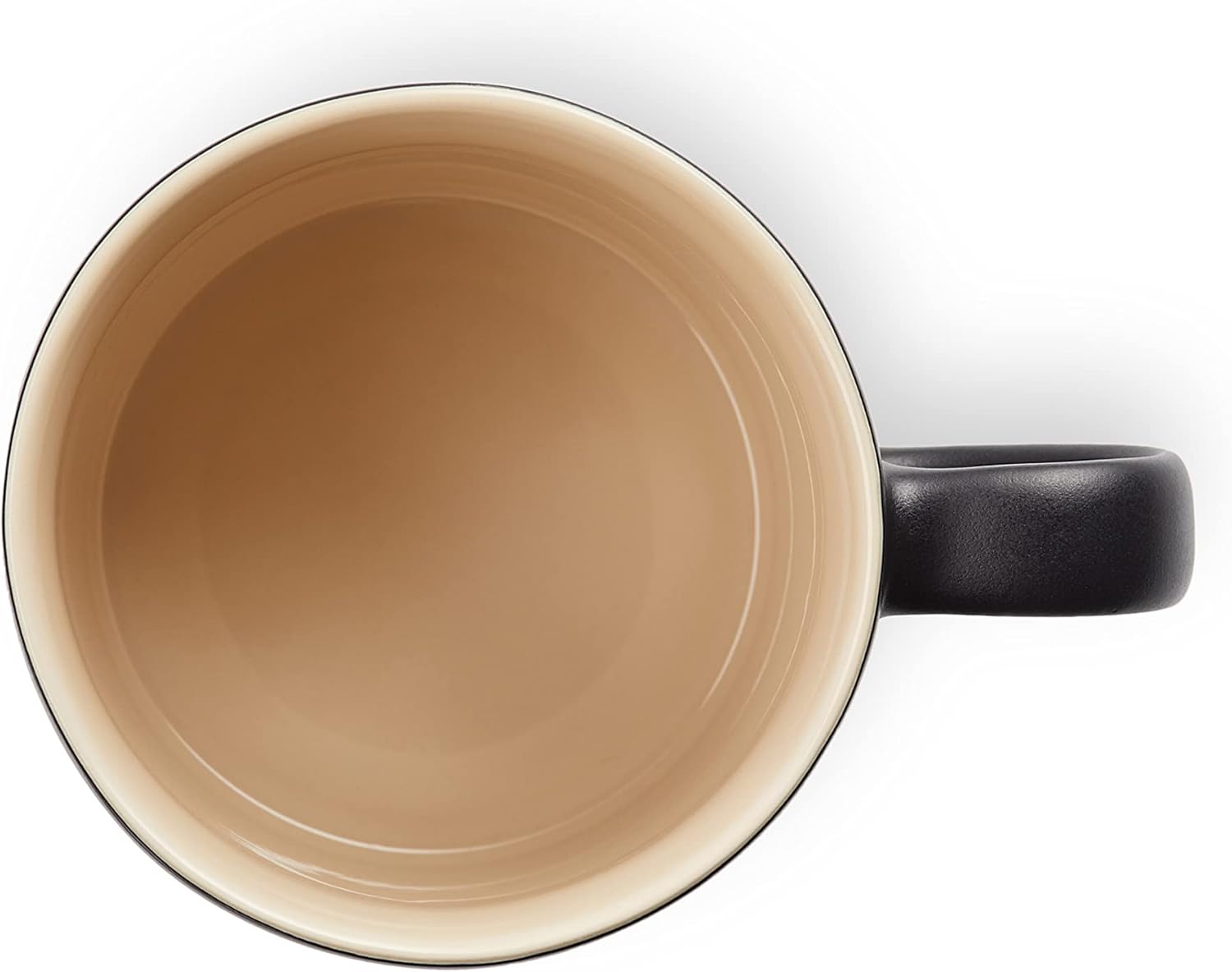 Le Creuset Mug London in vitrified stoneware, 350 ml, Black, 70302350000002 Matt Black 1 Unit (Pack of 1)