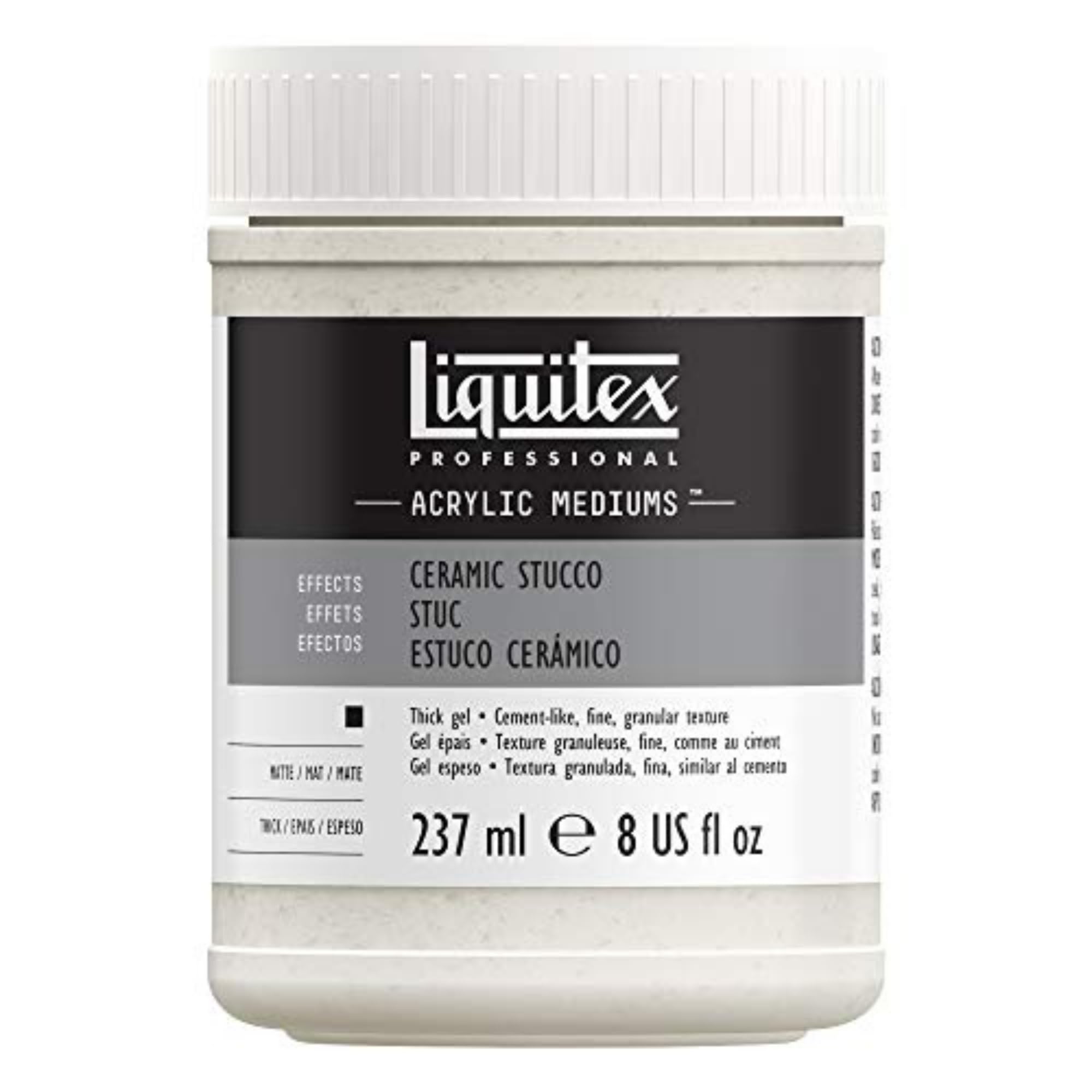 Liquitex Ceramic Stucco - 8 oz 237 ml (Pack of 1) 236.6 ml (Pack of 1)