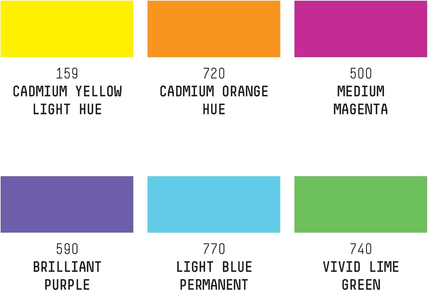 Liquitex Paint Marker 6 Fine Tip Markers in Bright Colors