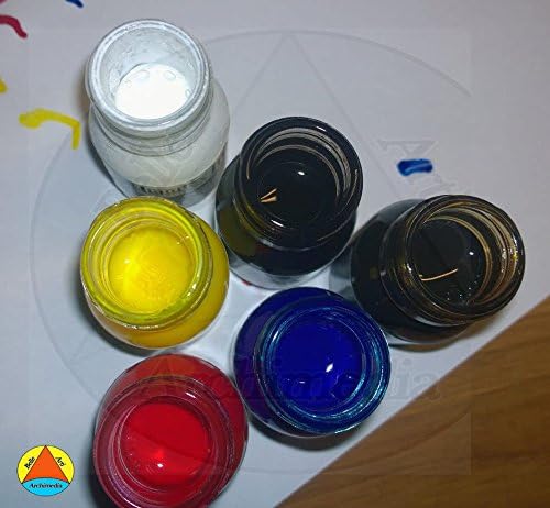 LIQUITEX PROFESSIONAL INK! INK ENCRE TUSCHE ACRYL ACRYLIC INKS DRAWING ESSENTIAL SET - 6 bottles of 30ml assorted colors