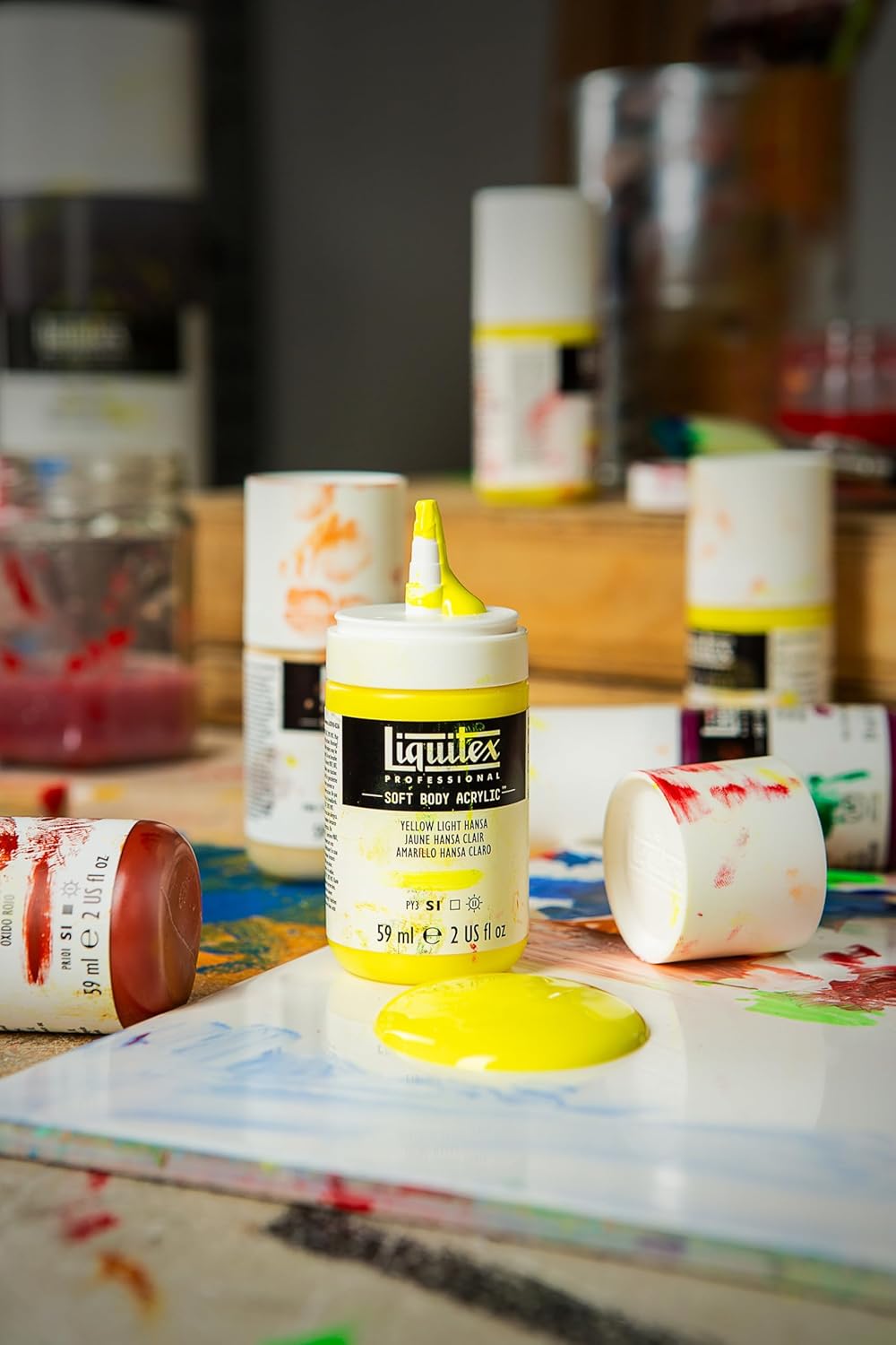 Liquitex Soft Body - Fine Acrylic Colors - Set of 12 Colors 22 ml Essential Colors 264 ml (Pack of 1)