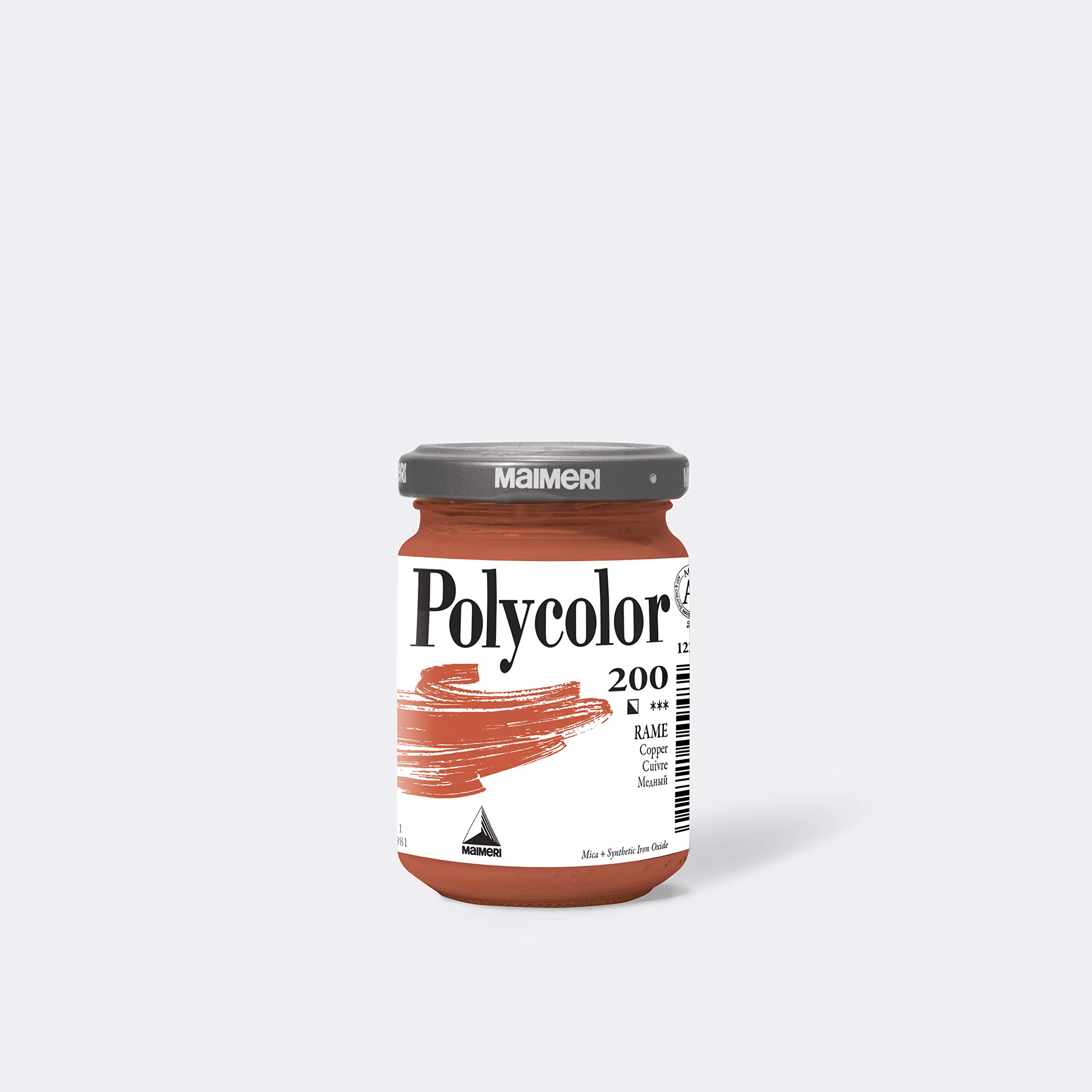 Maimeri POLYCOLOR 140 ml, Fine Vinylfarbe, Farbton Kupfer