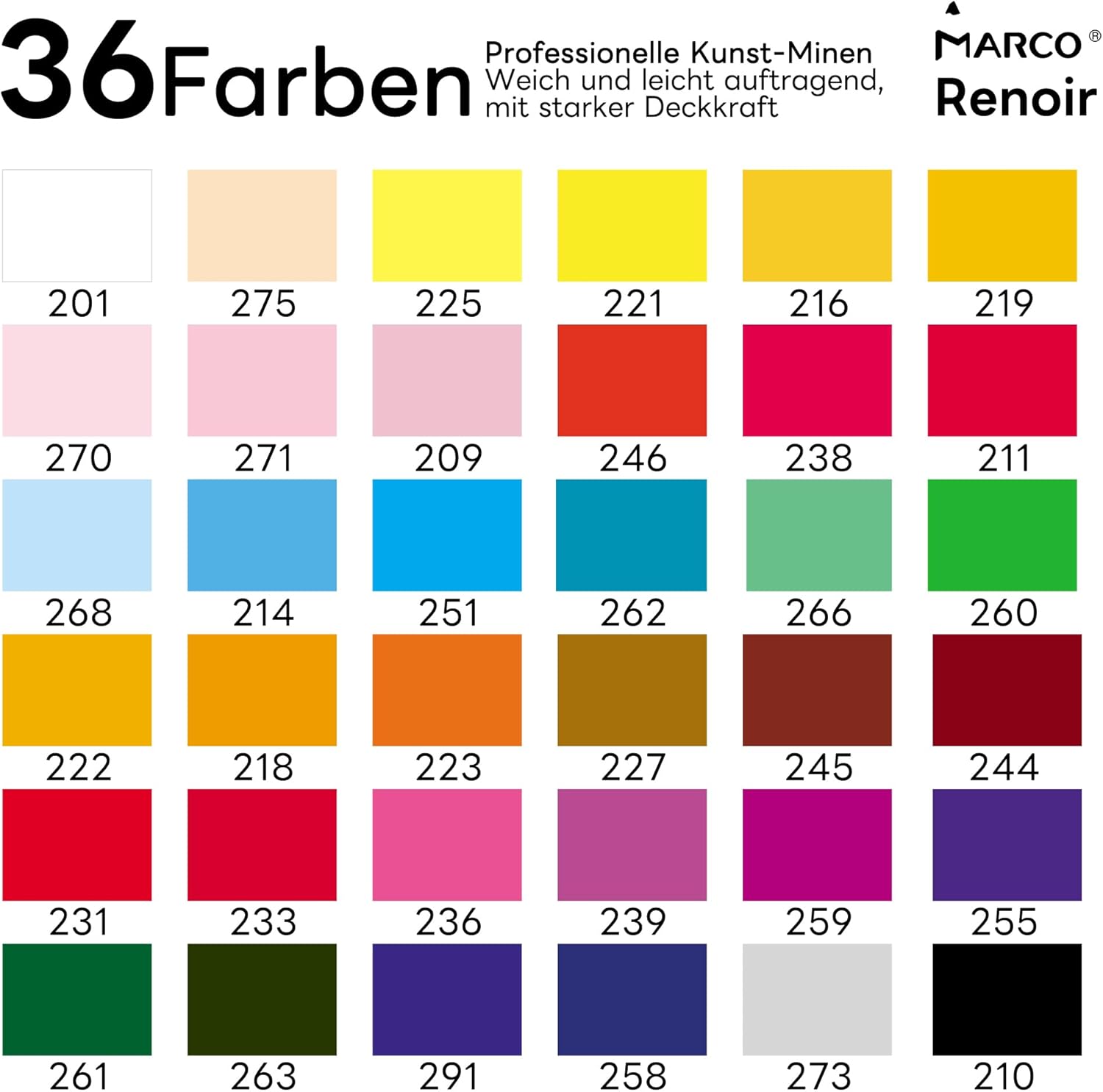 MARCO Series 3120-36 colours, high quality water-soluble colored pencils with brush, in iron box - Ideal for art students and professionals Pack of 36 Water-soluble