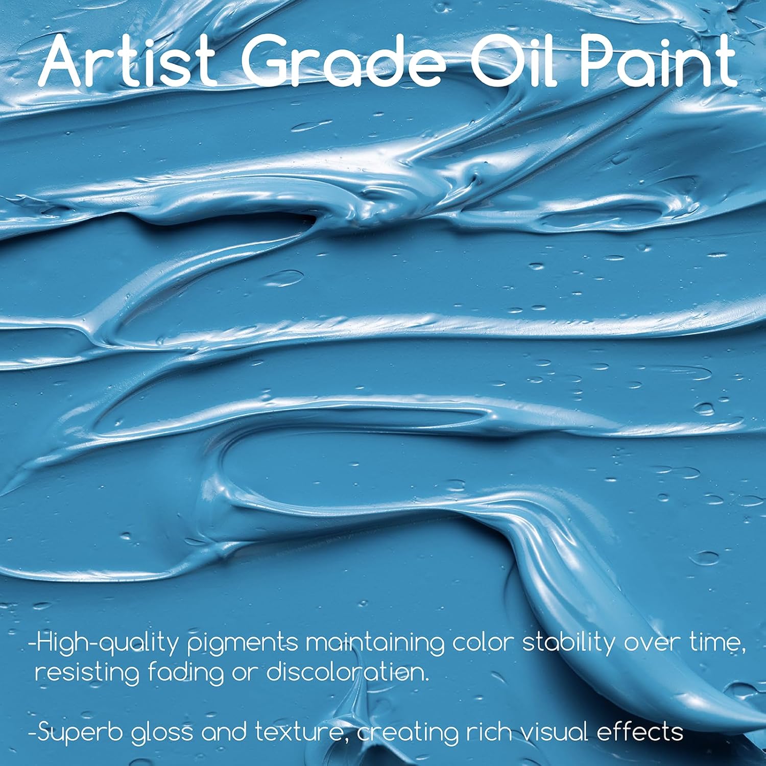MEEDEN Oil Paint Set for Artists: 12 Colors x 60ml Tubes of Oil Paints - Necessary for Oil Painting on Canvas 60ml/Tube Set of 12 Colors