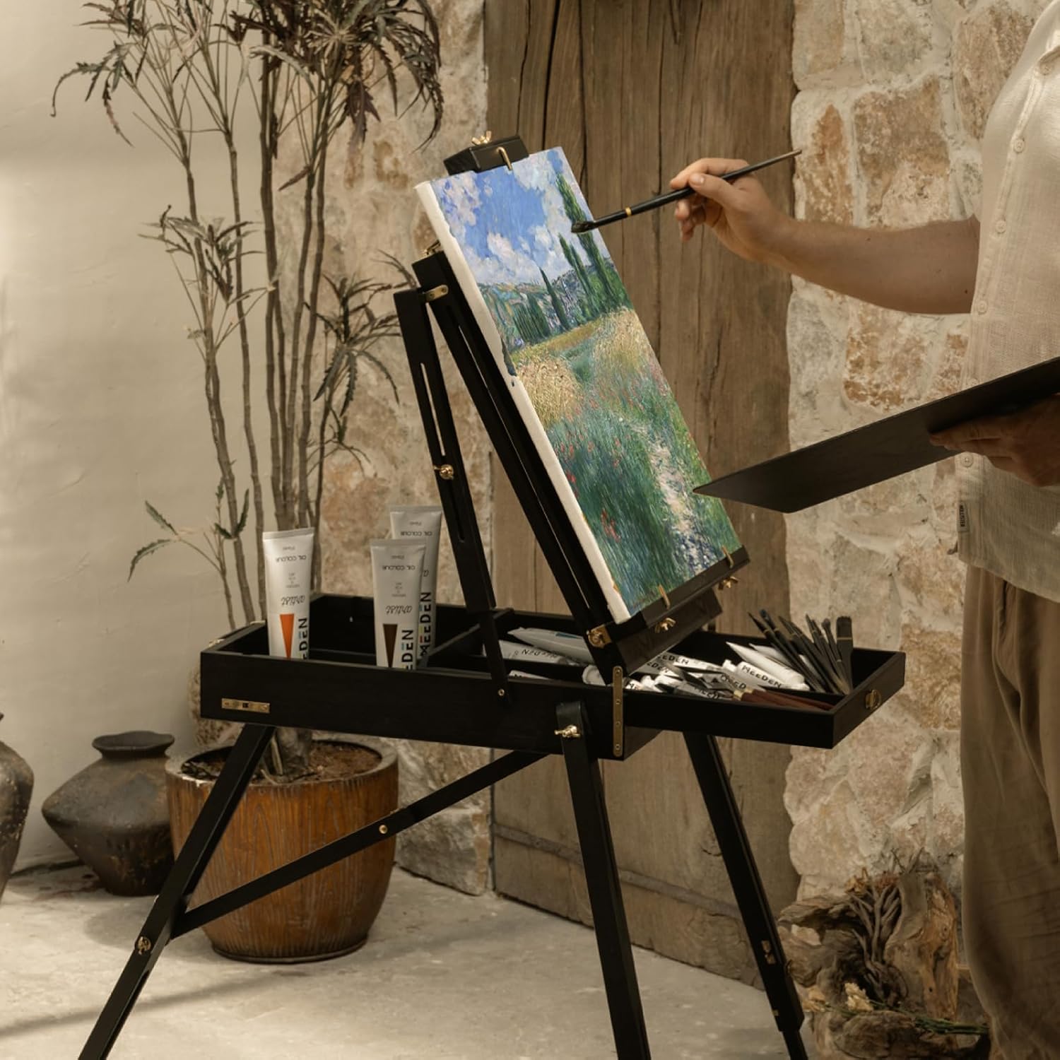 MEEDEN Oil Paint Set for Artists: 12 Colors x 60ml Tubes of Oil Paints - Necessary for Oil Painting on Canvas 60ml/Tube Set of 12 Colors