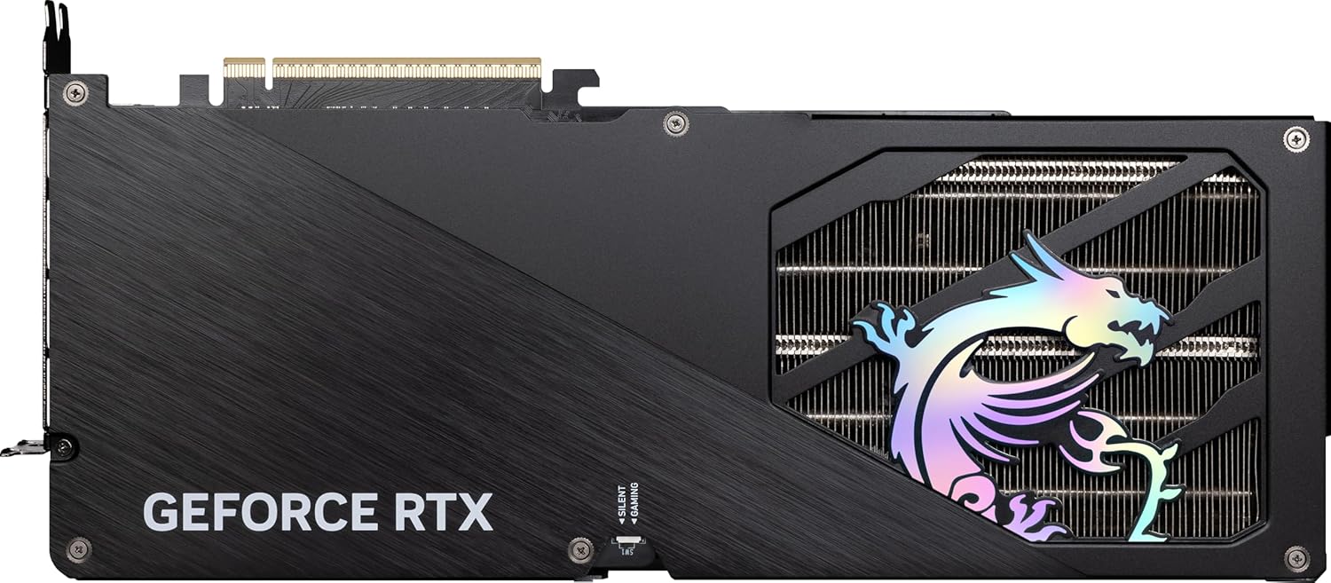 MSI NVIDIA GeForce RTX 5070 Ti 16G GAMING TRIO OC Graphic Cards - 16 Go GDDR7 (28 GB/s, 256-bit), PCIe 5.0 - TRI FROZR 4 (3 x STORMFORCE Fans) - RGB - HDMI 2.1b, DisplayPort 2.1b