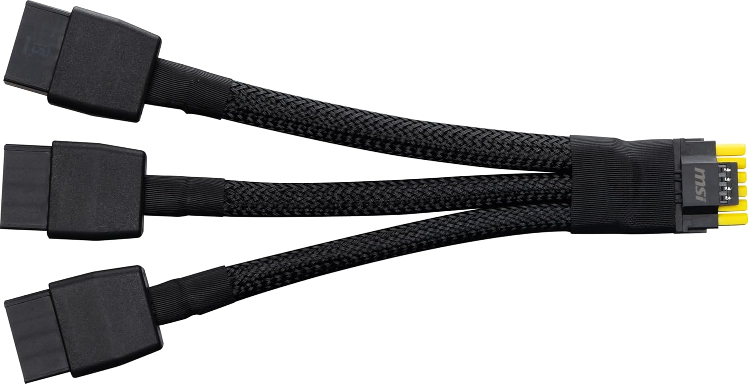 MSI NVIDIA GeForce RTX 5070 Ti 16G GAMING TRIO OC Graphic Cards - 16 Go GDDR7 (28 GB/s, 256-bit), PCIe 5.0 - TRI FROZR 4 (3 x STORMFORCE Fans) - RGB - HDMI 2.1b, DisplayPort 2.1b