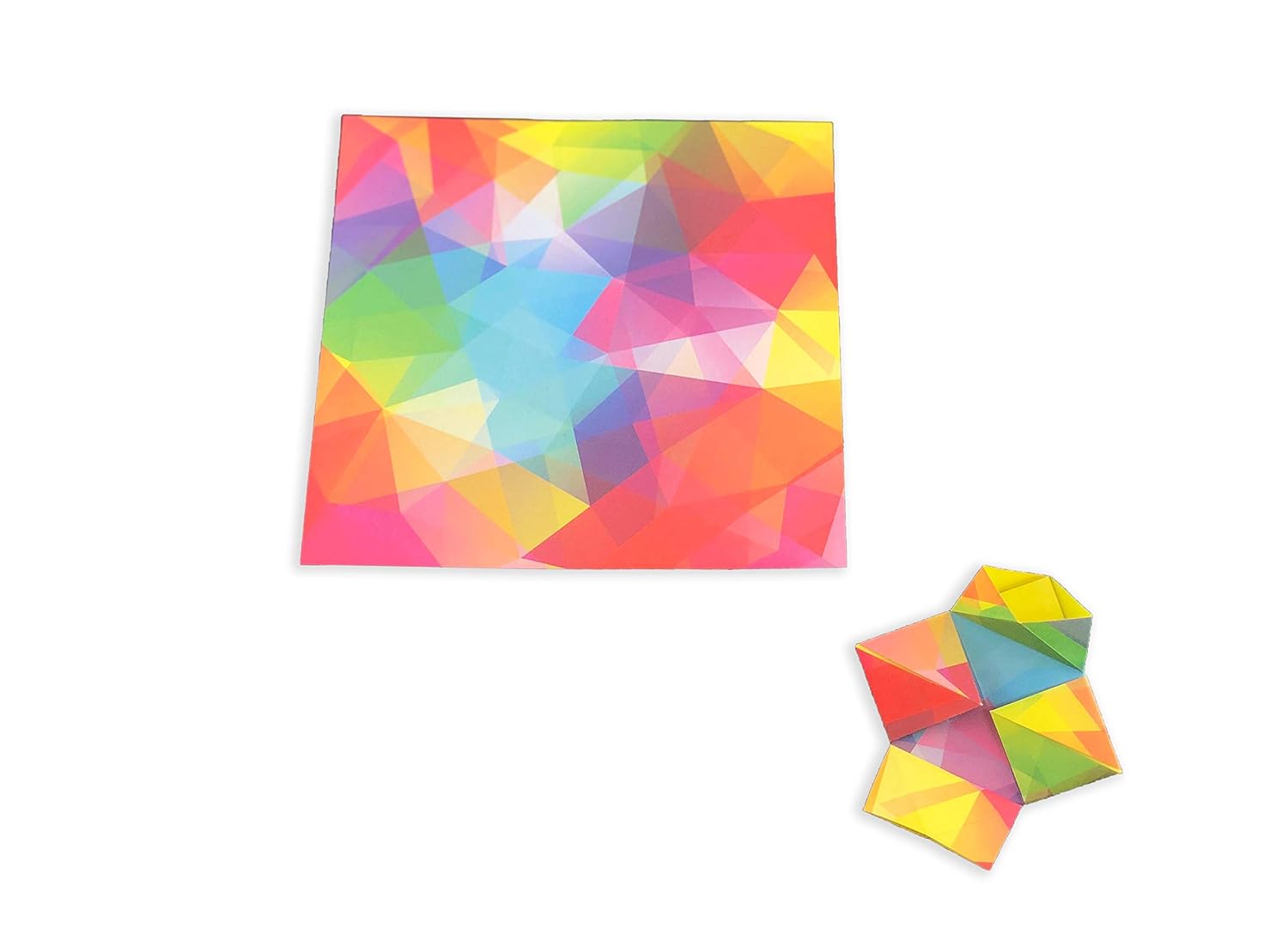 Origami Paper 500 Sheets Rainbow Patterns 6 inches - 15 cm: Tuttle Origami Paper: High-Quality Double-Sided Origami Sheets Printed With 12 Different Designs (Instructions for 6 Projects Included)