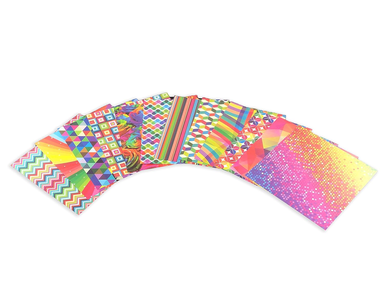 Origami Paper 500 Sheets Rainbow Patterns 6 inches - 15 cm: Tuttle Origami Paper: High-Quality Double-Sided Origami Sheets Printed With 12 Different Designs (Instructions for 6 Projects Included)