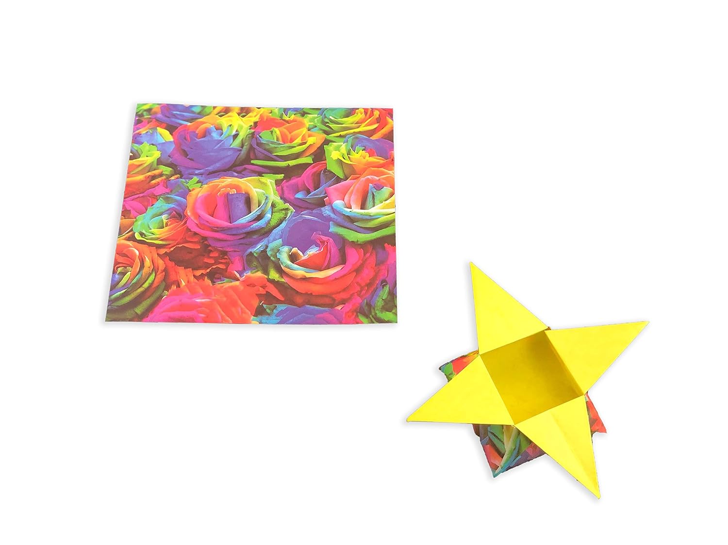 Origami Paper 500 Sheets Rainbow Patterns 6 inches - 15 cm: Tuttle Origami Paper: High-Quality Double-Sided Origami Sheets Printed With 12 Different Designs (Instructions for 6 Projects Included)