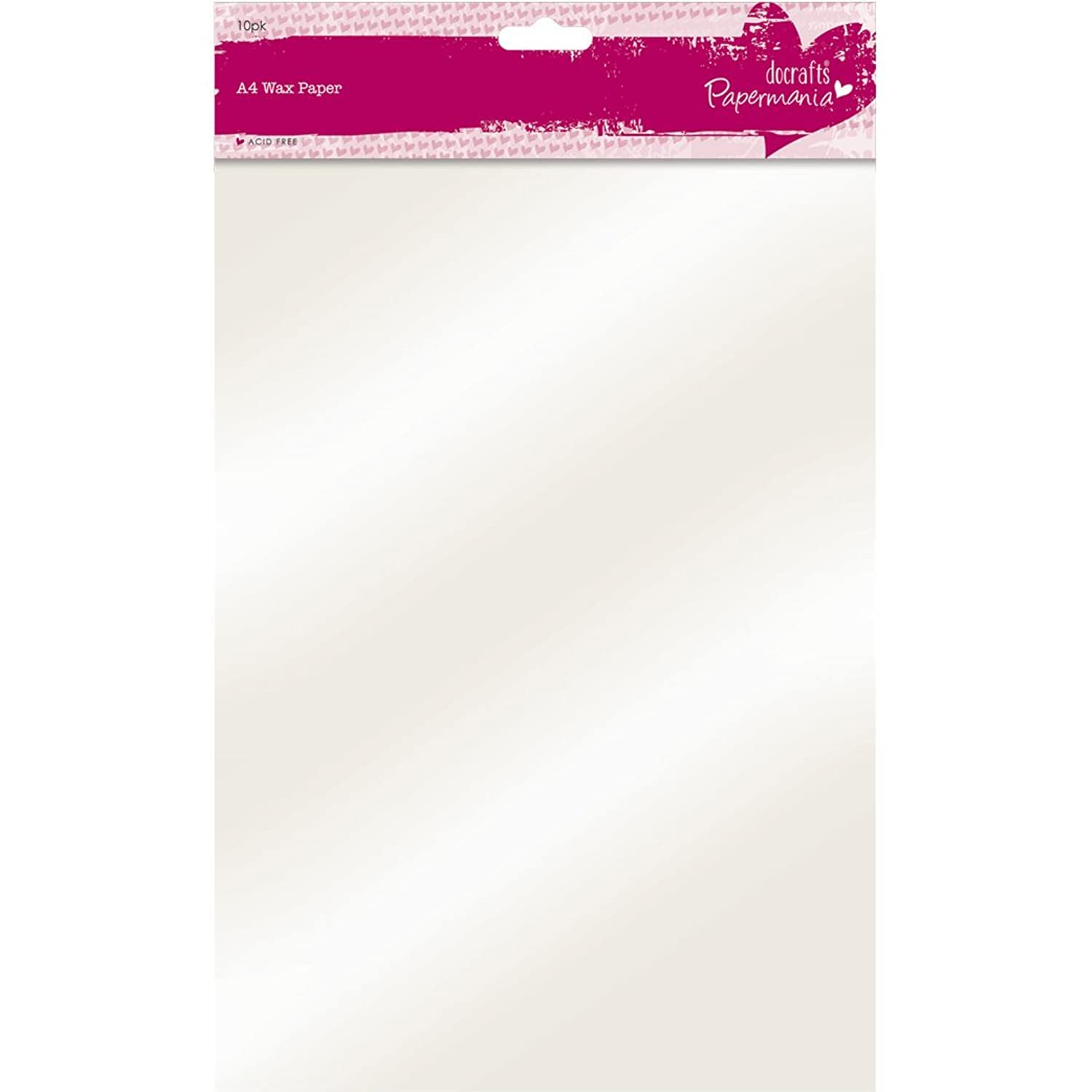 Papermania - Waxed paper, A4 format, Colour: White