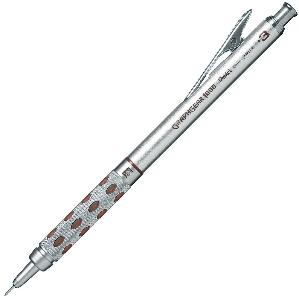 Pentel Graphgear 1000, 0.3mm 0.3mm Brown