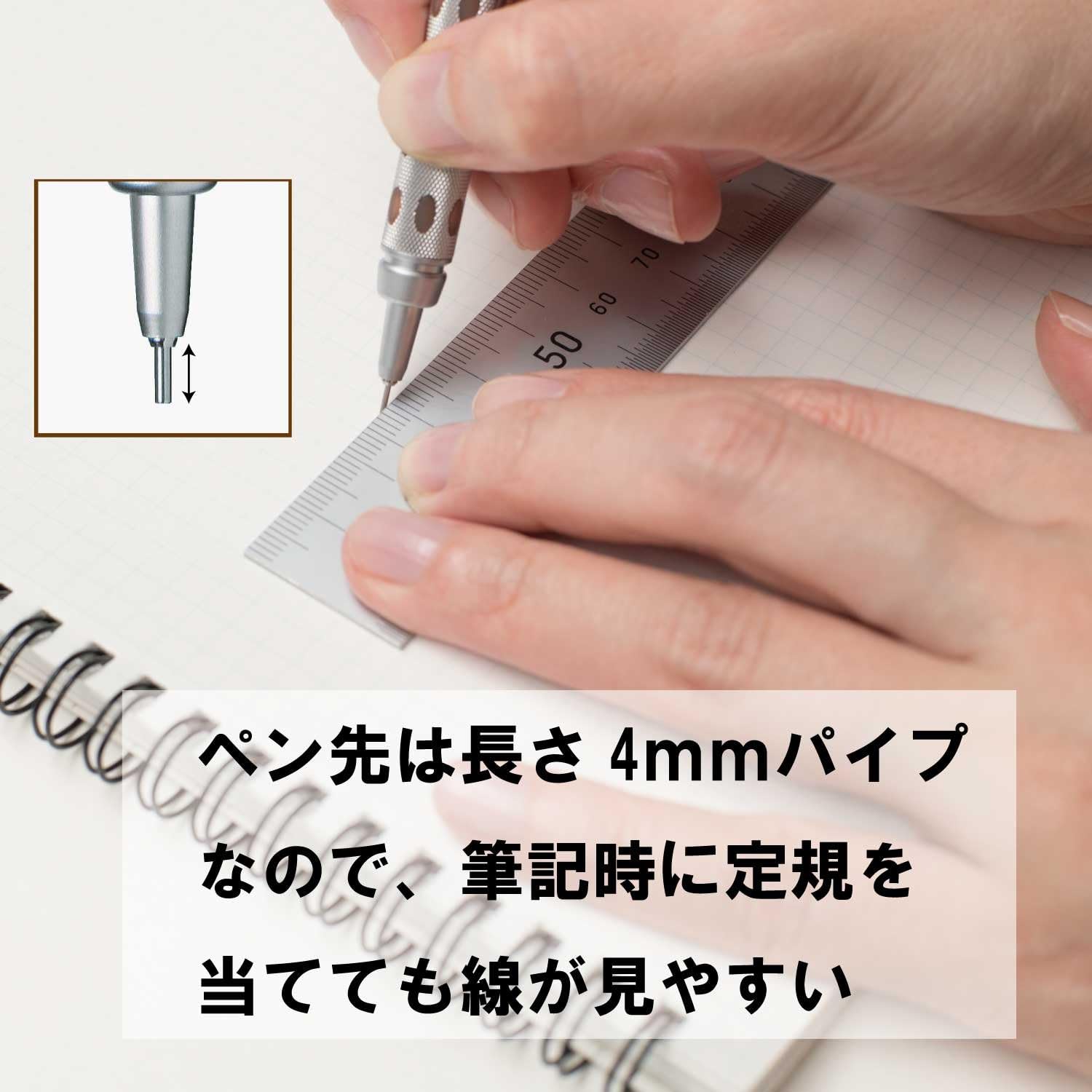 Pentel Graphgear 1000, 0.3mm 0.3mm Brown