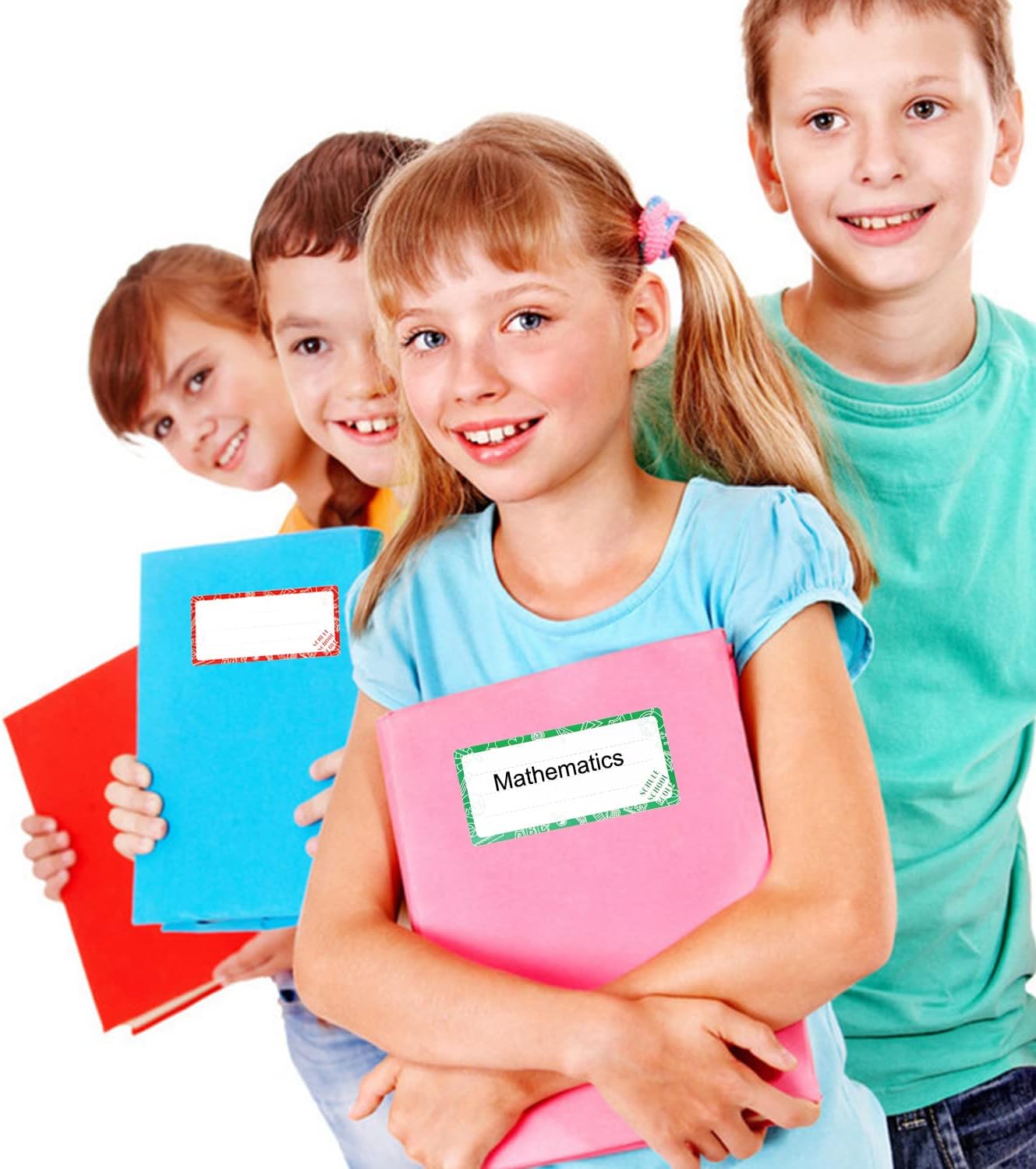 Personalized Adhesive Labels for Writing Colorful Self-adhesive Name Labels School Adhesive Labels Books Stickers for Documents Notebooks Glass Jars 150 Pieces (Schoolydoo)