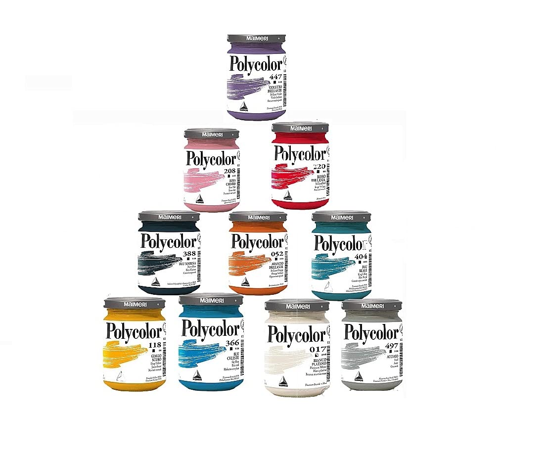 Polycolor Maimeri 140 ml - Free Assortment (Also Single Color) Choice of 10 pcs