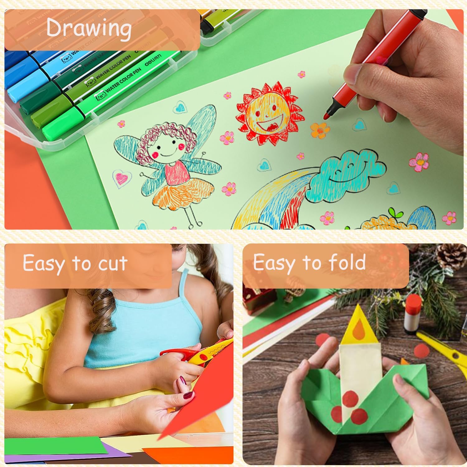 Set of 40 Sheets of A4 Colored Card, 20 Colours, 230gsm, Thick Card for Card Making, Scrapbooking, Office Printing and Arts or Crafts