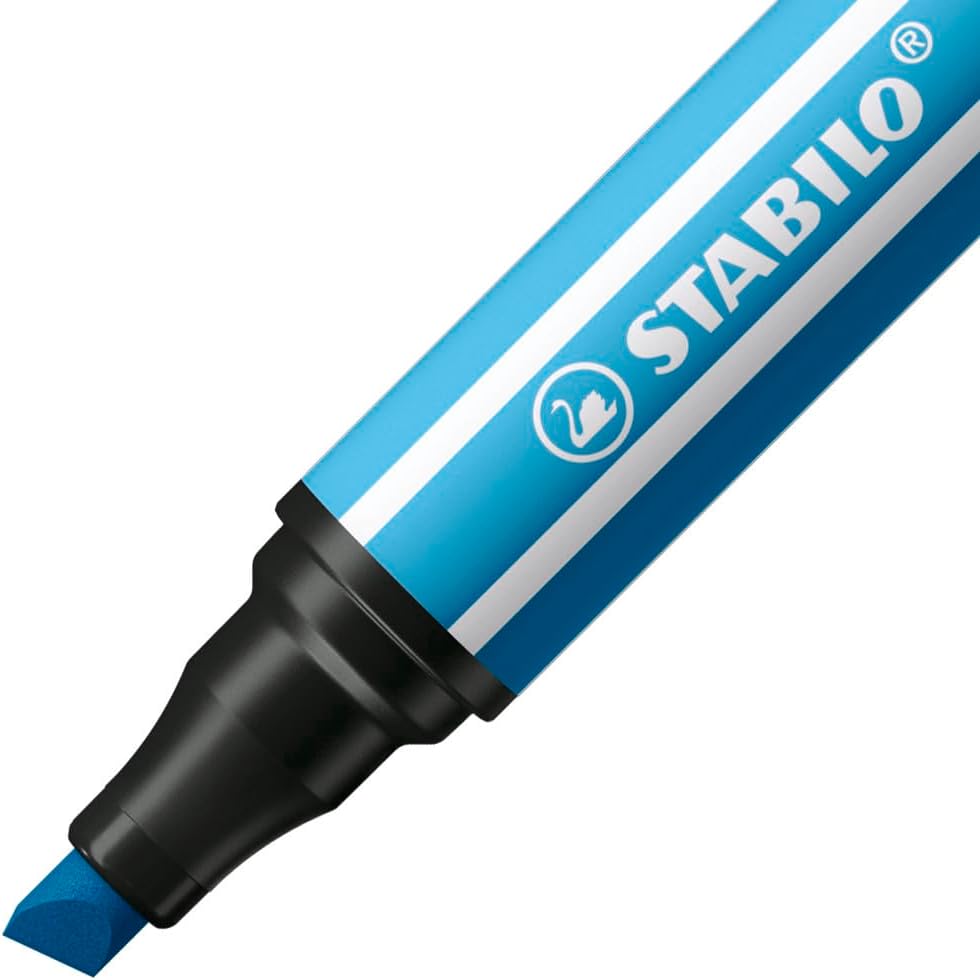 STABILO Pen 68 MAX - Premium double line marker (1 + 5 mm) - ARTY - Case of 12 - Assorted colors