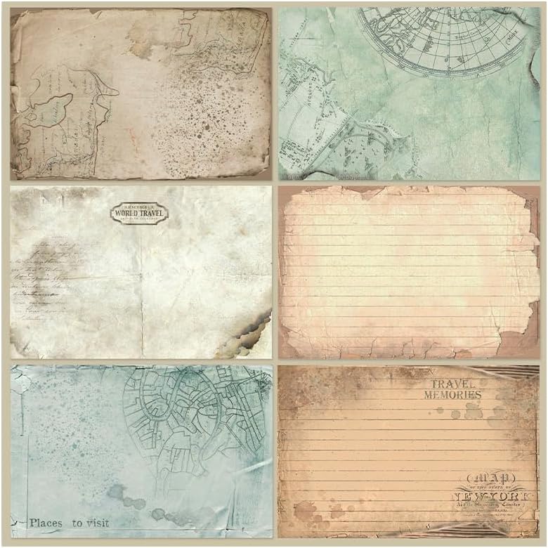 Stamperia Paper Pad 10 Sheets Double Sided Around the World, Multicoloured, 12" x 12" Around The World 12" x 12"