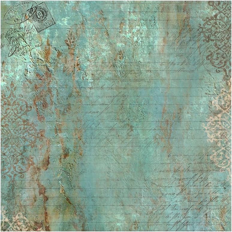 Stamperia Paper Pad 10 Sheets Double Sided Around the World, Multicoloured, 12" x 12" Around The World 12" x 12"