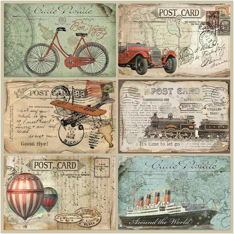 Stamperia Paper Pad 10 Sheets Double Sided Around the World, Multicoloured, 12" x 12" Around The World 12" x 12"