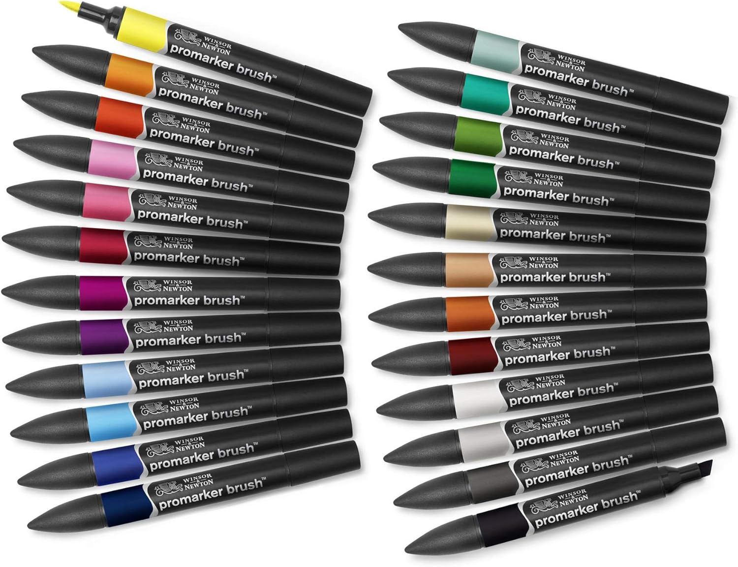 Winsor & Newton Brushmarker - Case of 24 Brushmarkers "Student Designer" 25 units (Pack of 1) Single