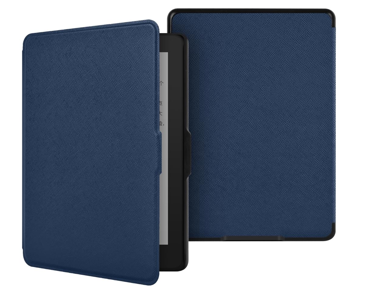 Zcooooool Anti-Slip Case for Amazon Kindle (2016, Model: SY69JL) 8th Generation PU Leather Case for Amazon Kindle (8th) Smart Sleep/Wake Kindle Cover Kindle (8th-2016) Blue